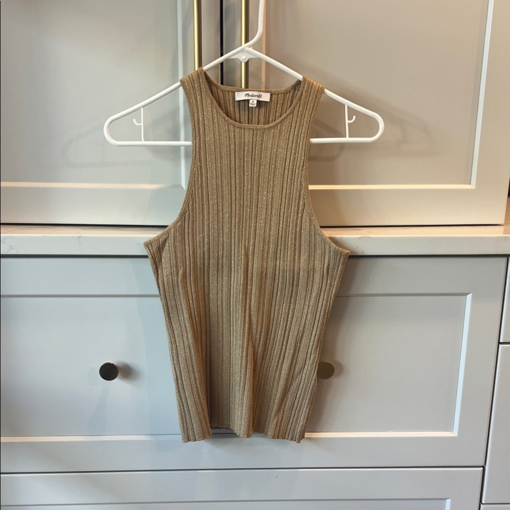 Madewell Ribbed Tan Tank Top
